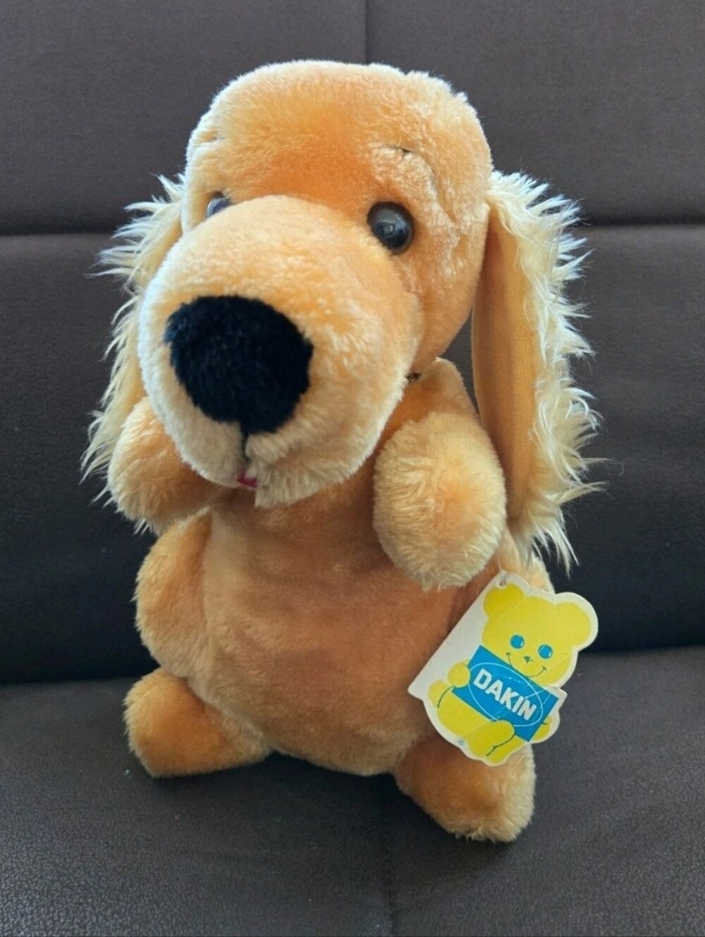 RARE Vtg 1979 NWT Dakin Crocker Spaniel Dog Plush National Bank Cocker